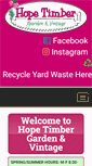 Mobile Screenshot of hopetimbergardencenter.com